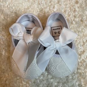 *Buy 1, get 1 free* White eyelet dress shoes